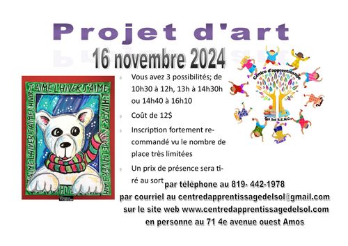 Projet d'art