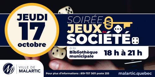 Soirée jeux de société