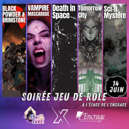 Soirée jeu de rôle à l'encrage 