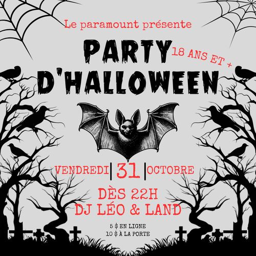 Party Halloween 18 ans et +