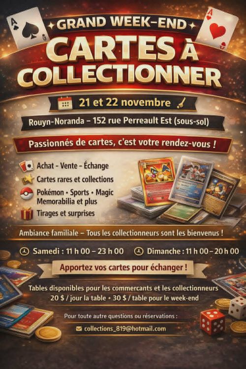Grand Weekend Cartes à Collectionner