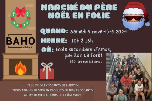 Marché du Père Noël en folie