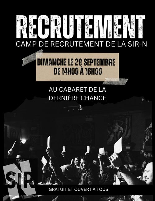 Camp de recrutement SIR-N