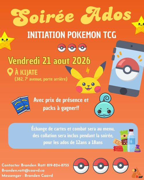 Soiree ados initiation Pokemon TCG