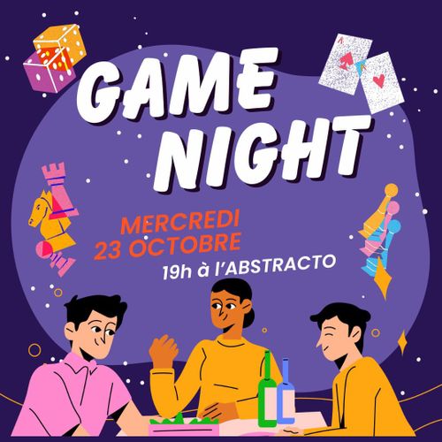 Soirée jeux de société à l’Abstracto