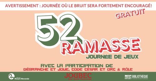 52 ramasse - Journée de jeux