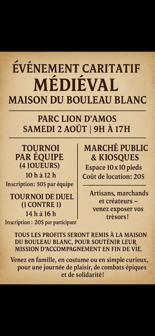 Événement caritatif