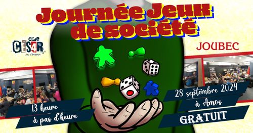 Journée de jeux de société Code César / Joubec Amos