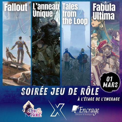 Soirée Jeu de rôle - Orc&Role X L'encrage