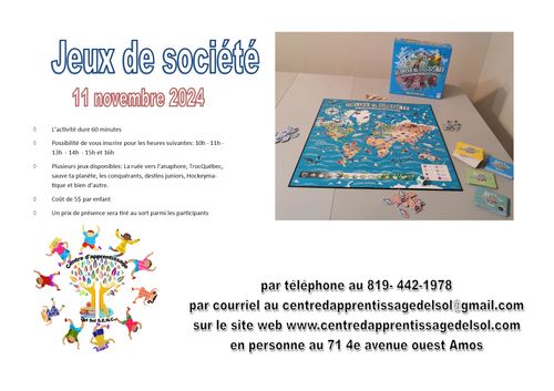 Jeux de société