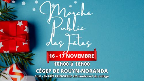 Marché public des fêtes