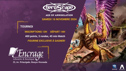 L'Encrage - 1er tournoi HeroScape